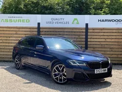 Blue Used 2023 BMW 530e M Sport Estate | £36,290 (Expensive)