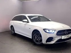 White Used 2020 Mercedes E300 AMG line Estate | £25,999 (Super price)