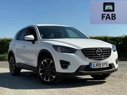 White Used 2015 Mazda CX-5 Inclusive SUV | £9,990 (A bit pricey)