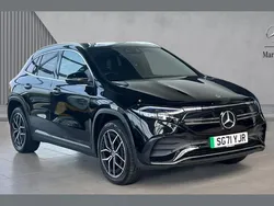 Black Used 2021 Mercedes EQA250 AMG Line Premium SUV | £24,110 (Fair price)