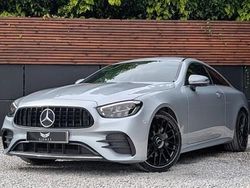 Silver Used 2022 Mercedes E220 AMG line Coupe | £32,988 (Expensive)