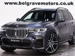Grey Used 2020 BMW X7 M Sport SUV | £48,980 (Fair price)