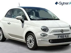White Used 2015 Fiat 500 Lounge Hatchback | £5,995 (Fair price)