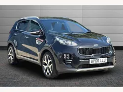 Black Used 2016 Kia Sportage GT-Line SUV | £11,495 (Fair price)