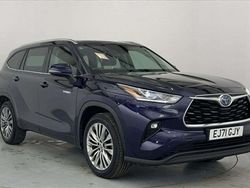 Blue Used 2021 Toyota Highlander SUV | £32,750 (Fair price)