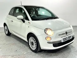 White Used 2013 Fiat 500 Lounge Hatchback | £4,595 (Good price)