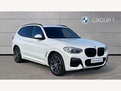 White Used 2021 BMW X3 M Sport SUV | £38,495 (Fair price)