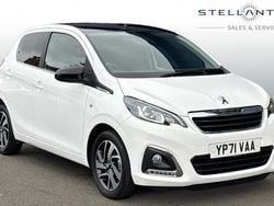 White Used 2021 Peugeot 108 Allure Hatchback | £10,043 (Fair price)
