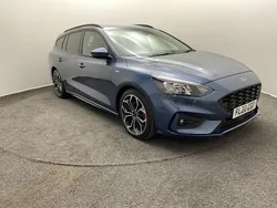 Chrome blue metallic Used 2020 Ford Focus ST-Line X Estate | £17,990 (A bit pricey)