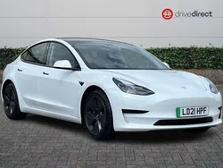 White Used 2021 Tesla Model 3 Standard Range Sedan | £16,998 (Good price)