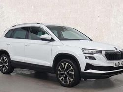 Moon white metallic Used 2024 Skoda Karoq SE L SUV | £24,982 (Fair price)
