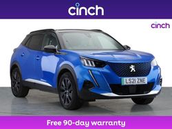 Blue Used 2021 Peugeot e-2008 Premium SUV | £14,299 (Fair price)