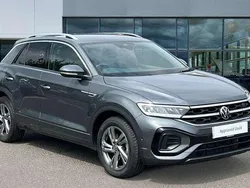 Indium grey metallic Used 2023 VW T-Roc R-line SUV | £22,704 (Fair price)