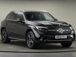 Obsidian black metallic finish Used 2024 Mercedes GLC300e AMG line SUV | £43,000 (A bit pricey)