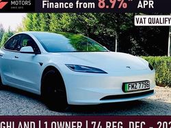 White Used 2024 Tesla Model 3 Long Range AWD Sedan | £36,495