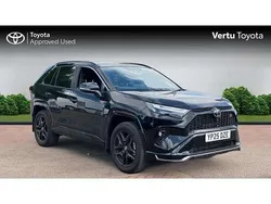 Black Used 2025 Toyota RAV4 Hybrid Sport SUV | £49,490 (A bit pricey)