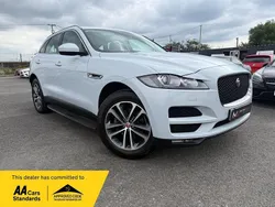 White Used 2018 Jaguar F-Pace Portfolio SUV | £16,795 (Fair price)