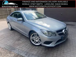 Silver Used 2013 Mercedes E220 SE Coupe | £5,990 (Fair price)