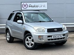 Silver Used 2003 Toyota RAV4 SUV | £5,990 (Expensive)