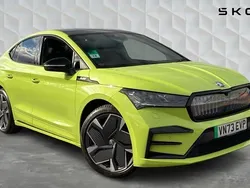 Green Used 2023 Skoda Enyaq iV vRS SUV | £30,500 (Fair price)