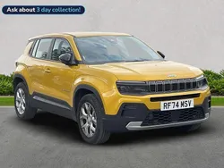 Yellow Used 2025 Jeep Avenger Altitude SUV | £19,199 (Good price)