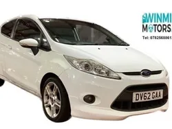 White Used 2012 Ford Fiesta Zetec Hatchback | £3,295 (Fair price)