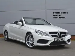 Polar white Used 2013 Mercedes E220 AMG Cabriolet | £8,495 (Fair price)