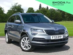 Grey Used 2021 Skoda Karoq SE L SUV | £18,995 (Fair price)