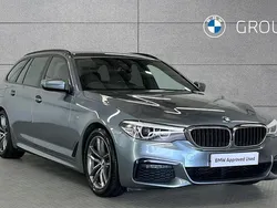 Blue Used 2019 BMW 520 M Sport Estate | £17,490 (Fair price)