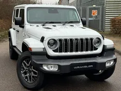 White New 2024 Jeep Wrangler Sahara SUV | £57,998 (Expensive)