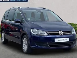 Blue Used 2021 VW Sharan SE MPV | £18,499 (Fair price)