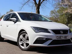 White Used 2017 Seat Leon FR Hatchback | £5,400 (A bit pricey)