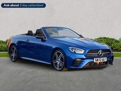 Blue Used 2022 Mercedes E300 AMG line Cabriolet | £38,587 (Fair price)