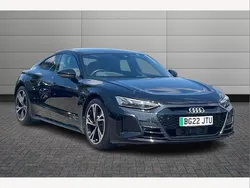 Mythos black Used 2022 Audi e-tron GT quattro Comfort Sedan | £45,950 (Good price)