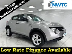 Silver Used 2013 Nissan Juke Visia SUV | £4,195 (Good price)