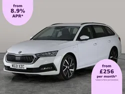 White Used 2021 Skoda Octavia SE Technology Estate | £16,565 (Fair price)