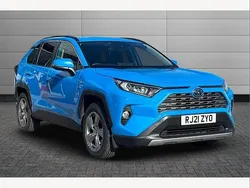 Obsidian blue Used 2021 Toyota RAV4 Hybrid Design SUV | £24,901 (Good price)
