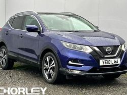 Blue Used 2018 Nissan Qashqai N-Connecta SUV | £10,519 (Fair price)