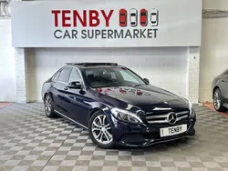 Blue Used 2015 Mercedes C350e Premium Plus Sedan | £10,995 (Fair price)