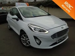 White Used 2018 Ford Fiesta Zetec Hatchback | £7,399 (Fair price)