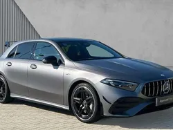 Grey Used 2024 Mercedes A35 AMG Premium Plus Hatchback | £39,890 (Fair price)