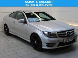 Silver Used 2014 Mercedes C220 Sport Edition Coupe | £8,500 (Super price)