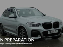Silver Used 2021 BMW X3 M Sport SUV | £25,920 (Fair price)