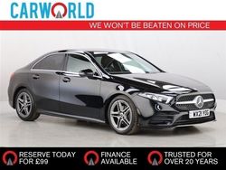 Black Used 2021 Mercedes A180 AMG line Sedan | £16,788 (Fair price)