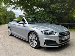 Silver Used 2017 Audi A5 Cabriolet S-Line Cabriolet | £13,850 (Fair price)