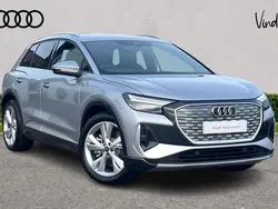 Silver Used 2024 Audi Q4 e-tron S-Line SUV | £36,200 (Good price)