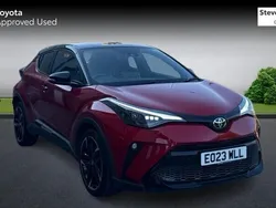 Red/black Used 2023 Toyota C-HR Sport SUV | £23,116 (Fair price)