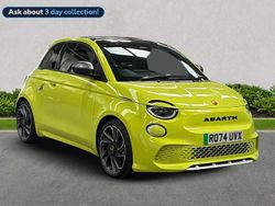 Green New 2024 Abarth 500e Turismo Hatchback | £26,318 (A bit pricey)