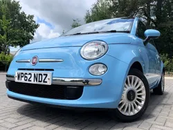 Blue Used 2012 Fiat 500 Lounge Hatchback | £3,950 (Fair price)