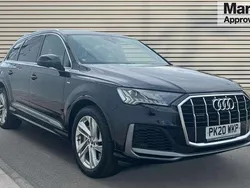 Black Used 2020 Audi Q7 S-Line SUV | £28,490 (Fair price)